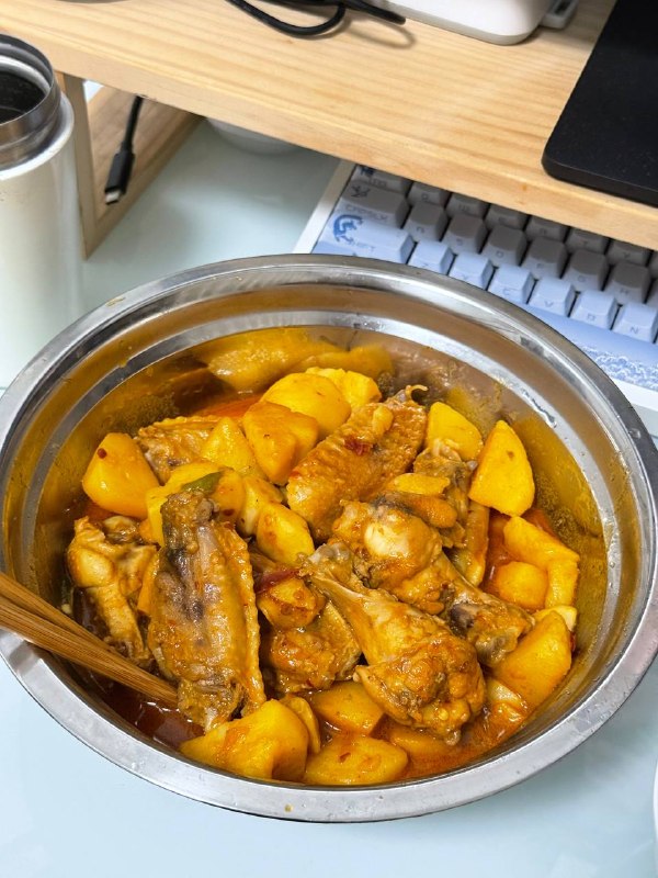 #一人食重庆鸡公煲（实则是黑暗料理😭